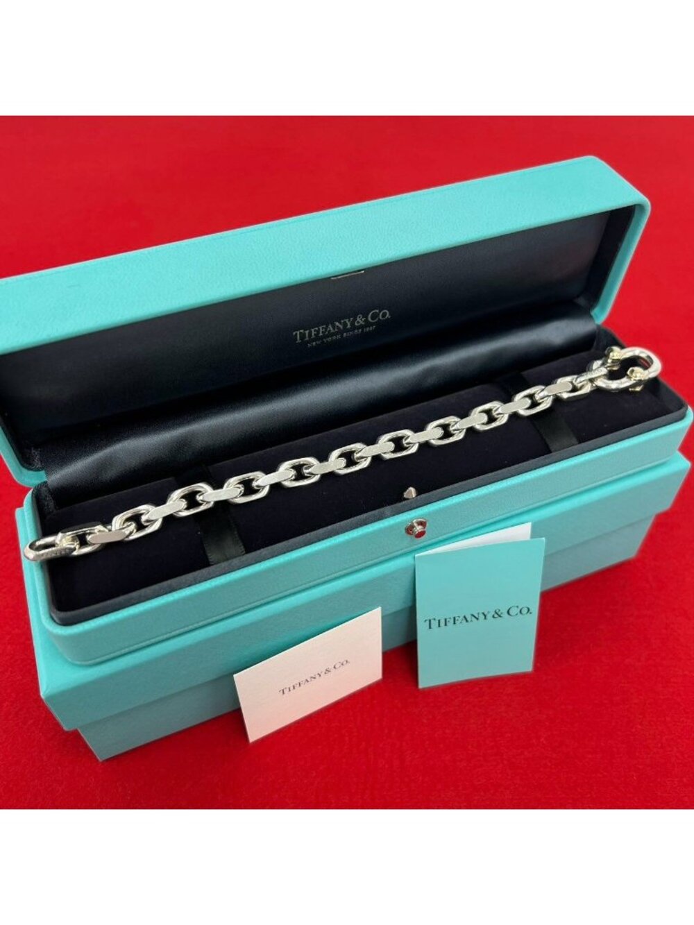 Tiffany & Co Makers Bracelet Silver Yellow Gold